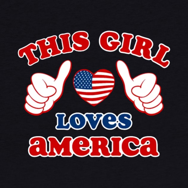 This Girl Loves America by edwinclaw